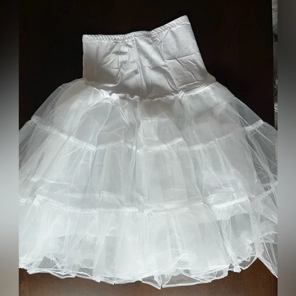 Petticoat Retro -Girl’s -  Underskirt Tutu Skirt Hoopless/ Size S & M - Picture 2 of 6